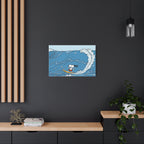 Surfing Snoopy Canvas