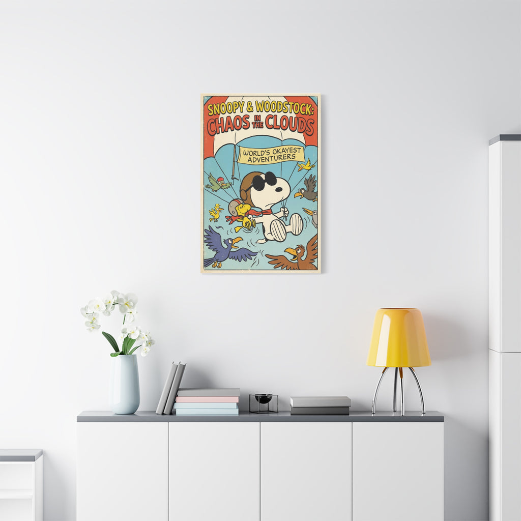 Chaos In Clouds Canvas