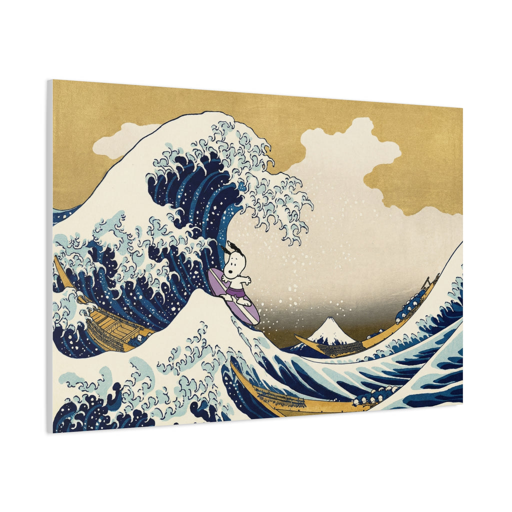 Great Wave Mashup Canvas