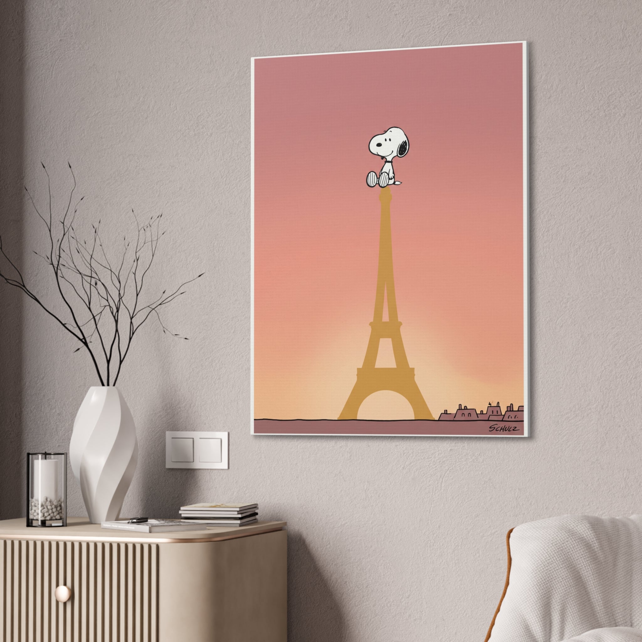 Eiffel Tower Canvas