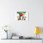 Peanuts Snoopy Red Doghouse Canvas