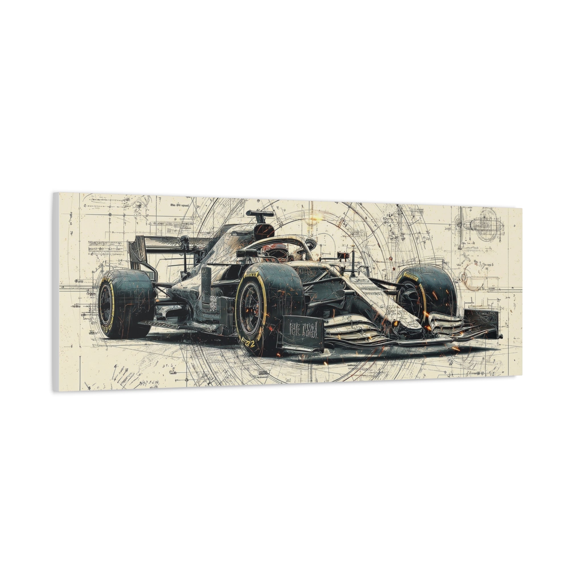 Formula Racecar Canvas