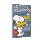 Snoopy Woodstock Poster Canvas