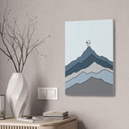 Snoopy on Mountain Canvas