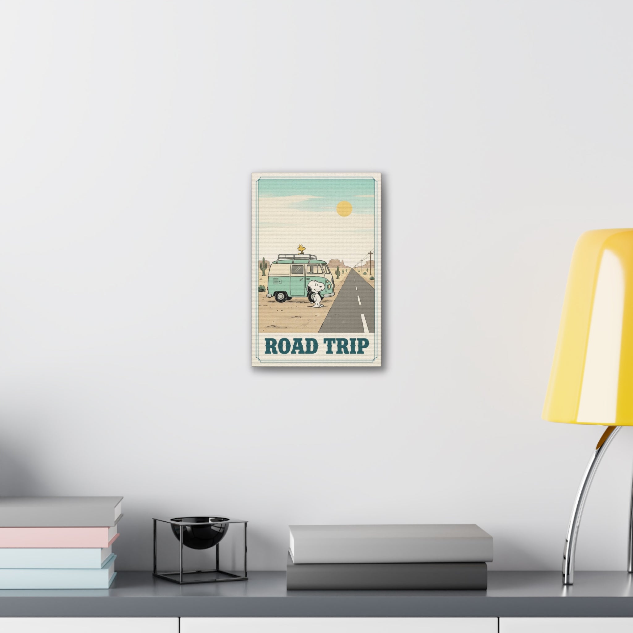 Snoopy Road Trip Canvas