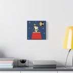 Snoopy DJ Doghouse Canvas