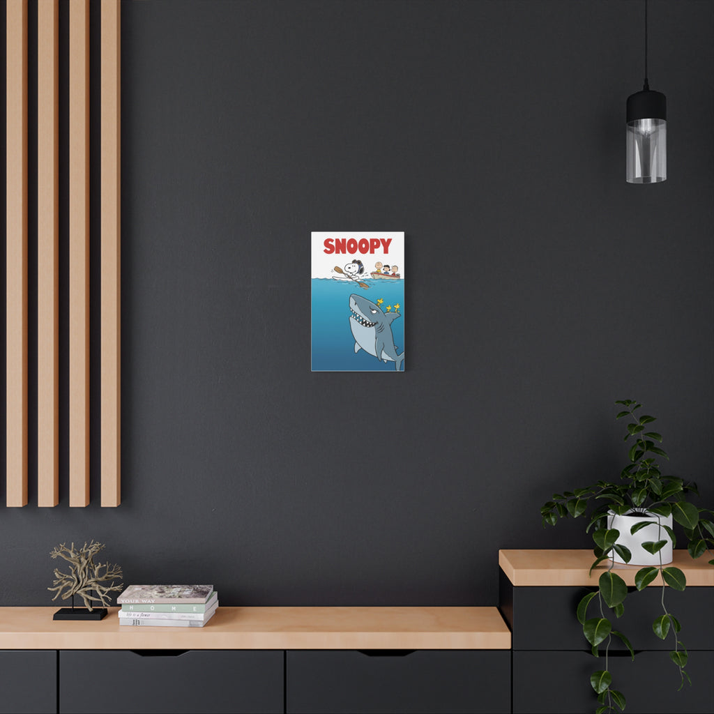 Snoopy Jaws Remake Canvas