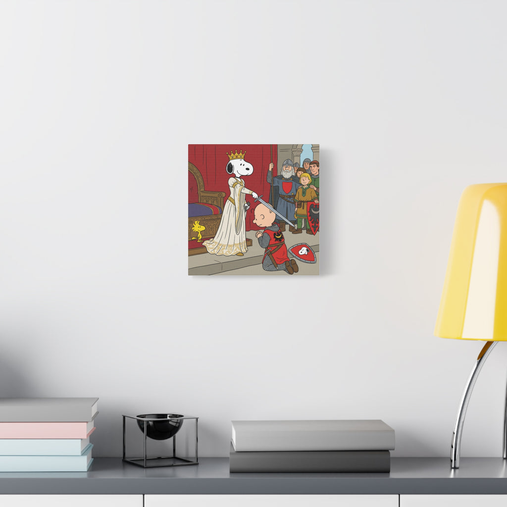 Snoopy Knight Canvas