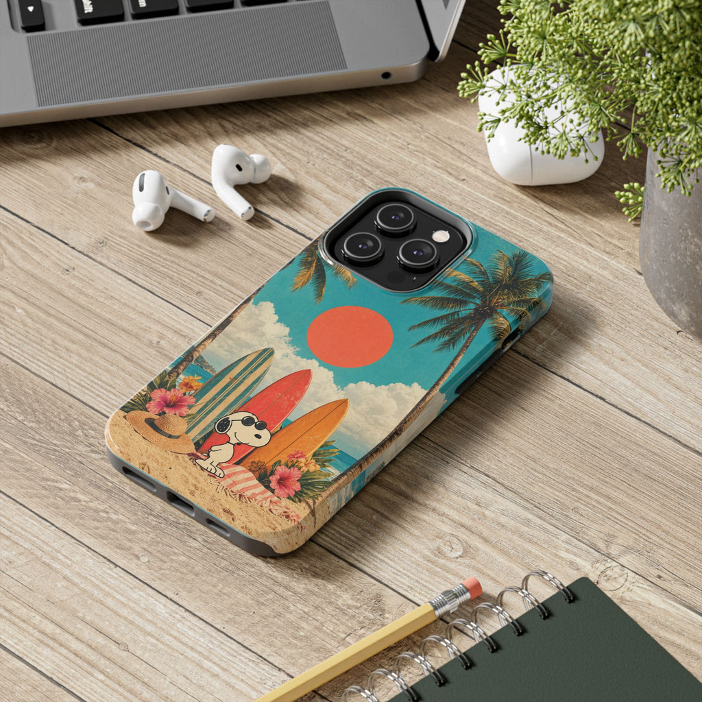 Retro Beach Sun Case