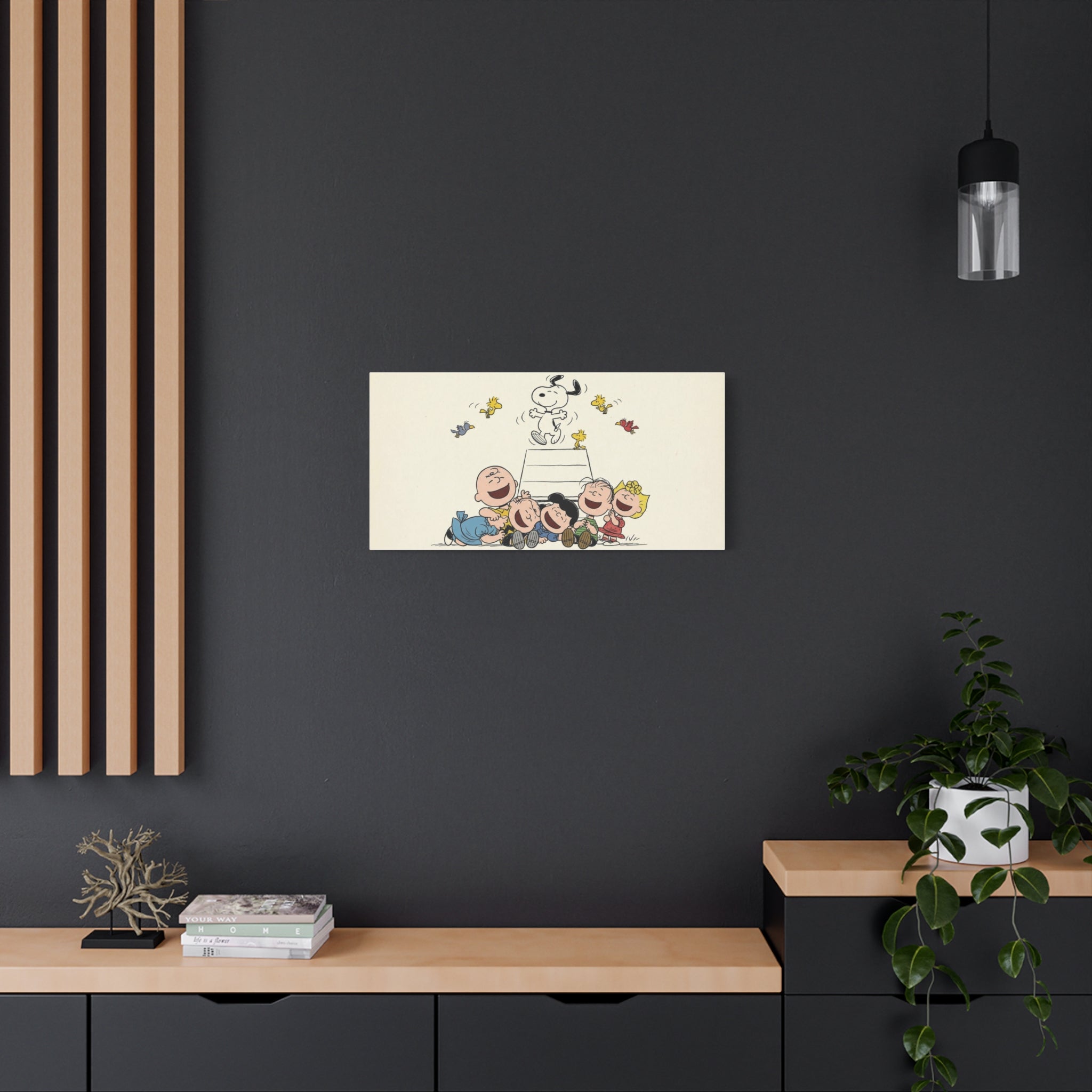 Peanuts Gang Laughing Canvas