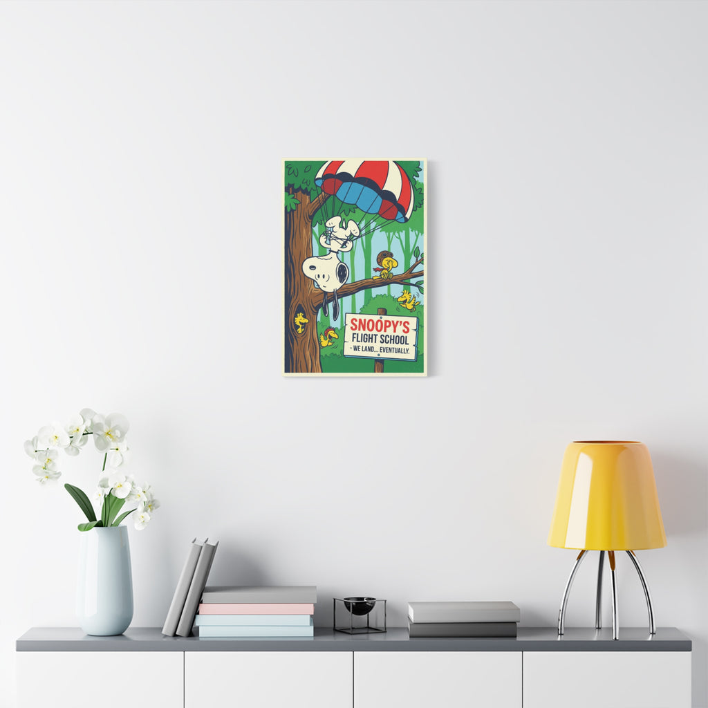 Snoopy Parachute Canvas