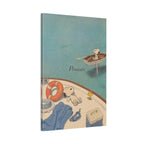 Snoopy Boat Scene Canvas