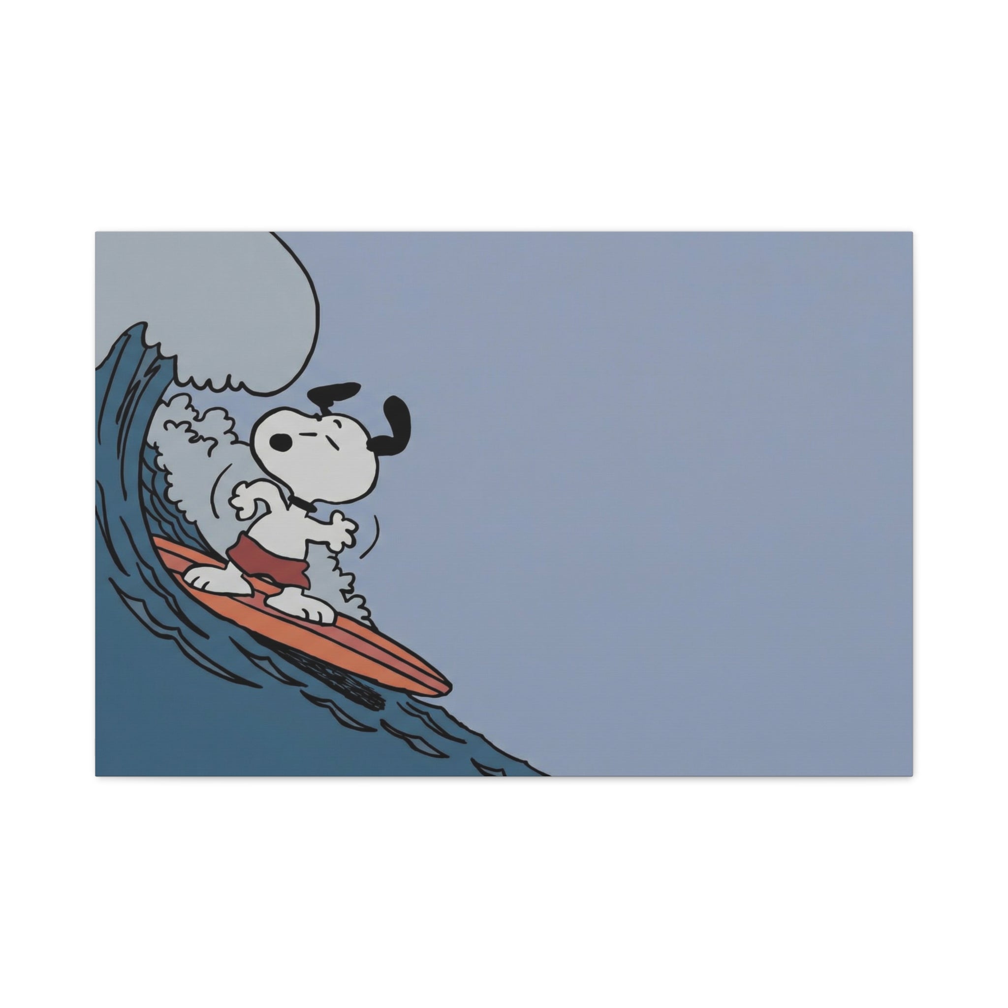 Surfing Dog Canvas