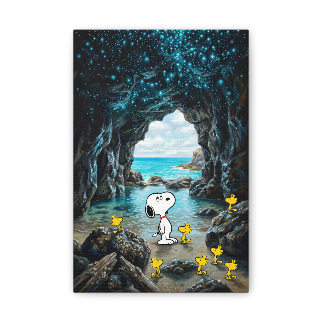 Beach Cave Canvas