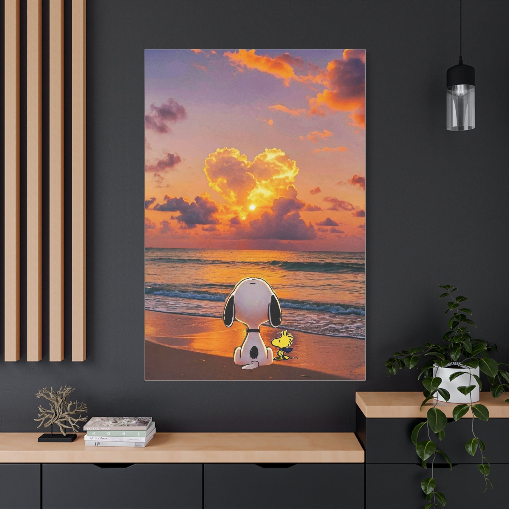 Woodstock Beach Sunset Canvas