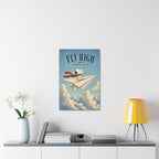 Snoopy Fly High Canvas