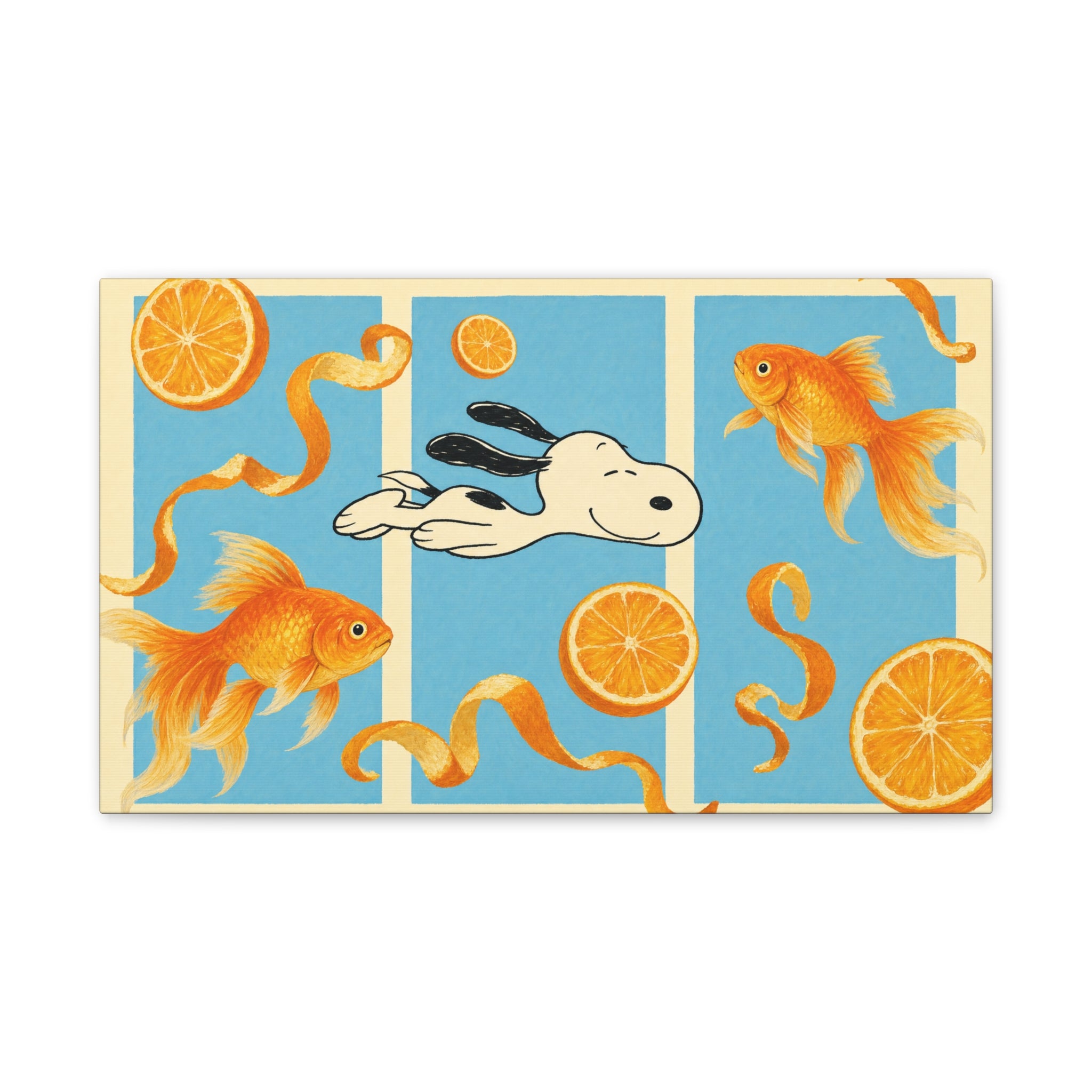 Goldfish Swim Canvas