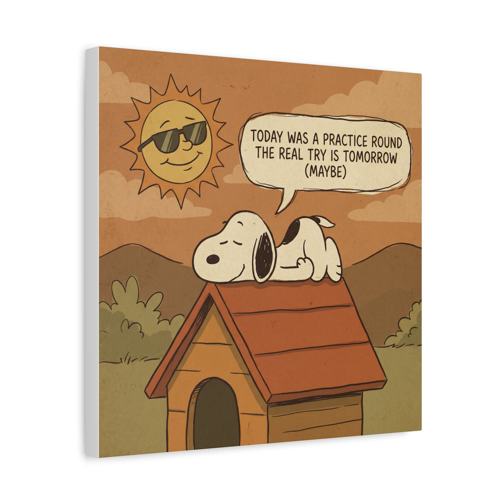 Doghouse Quote Canvas