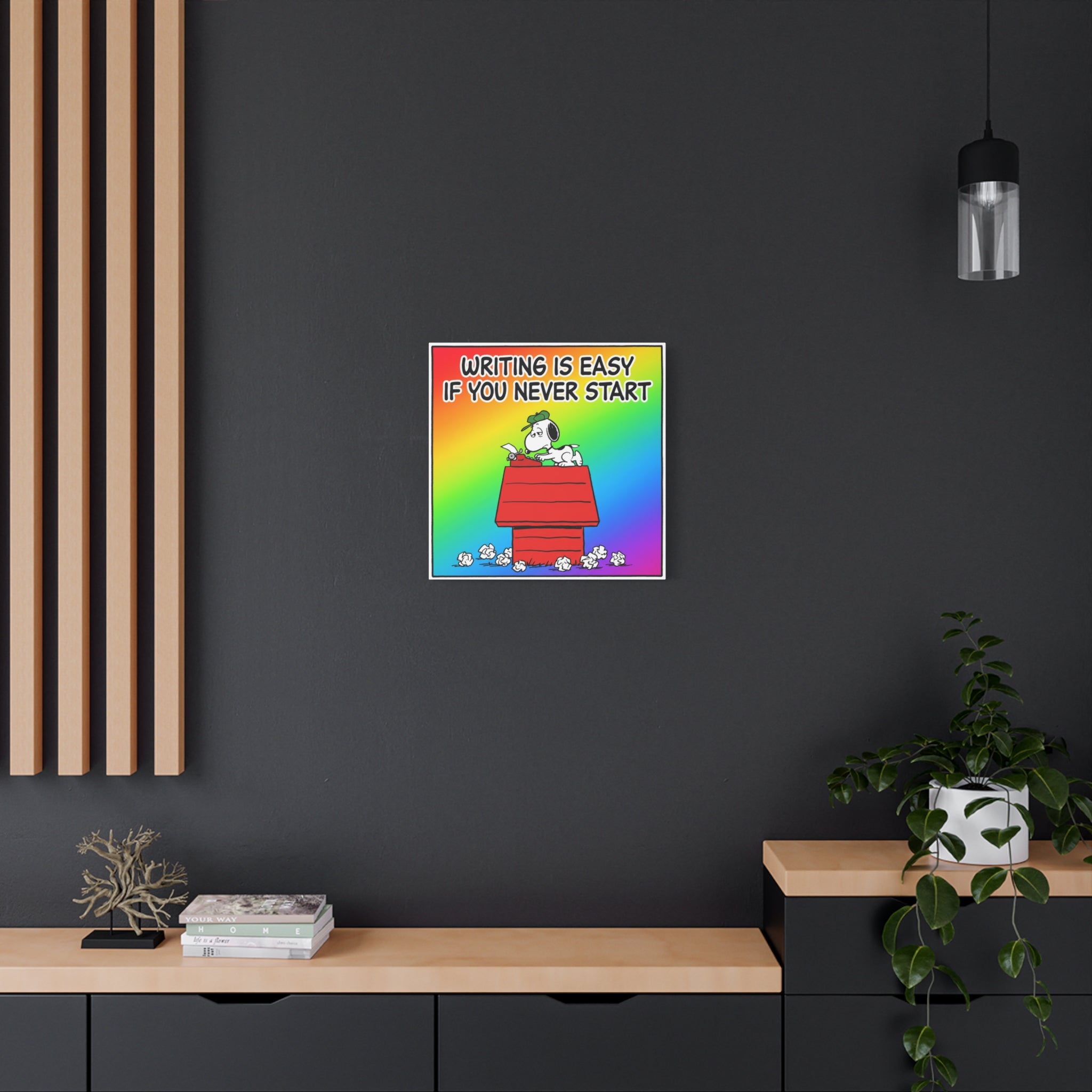Writing Is Easy Canvas