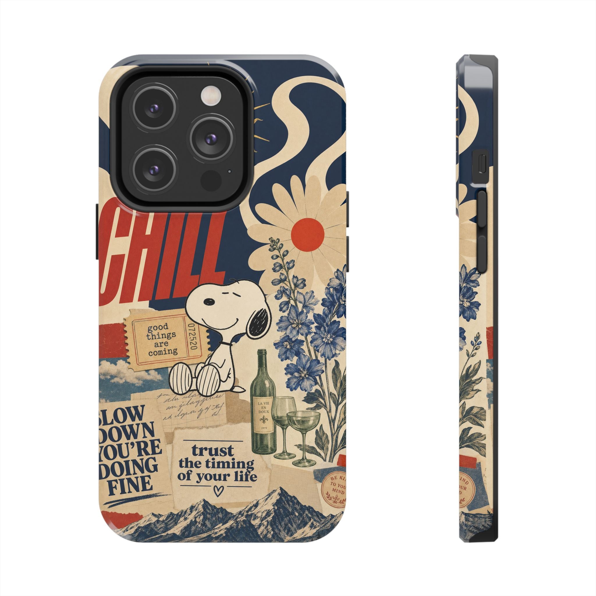 Snoopy Chill Collage Case