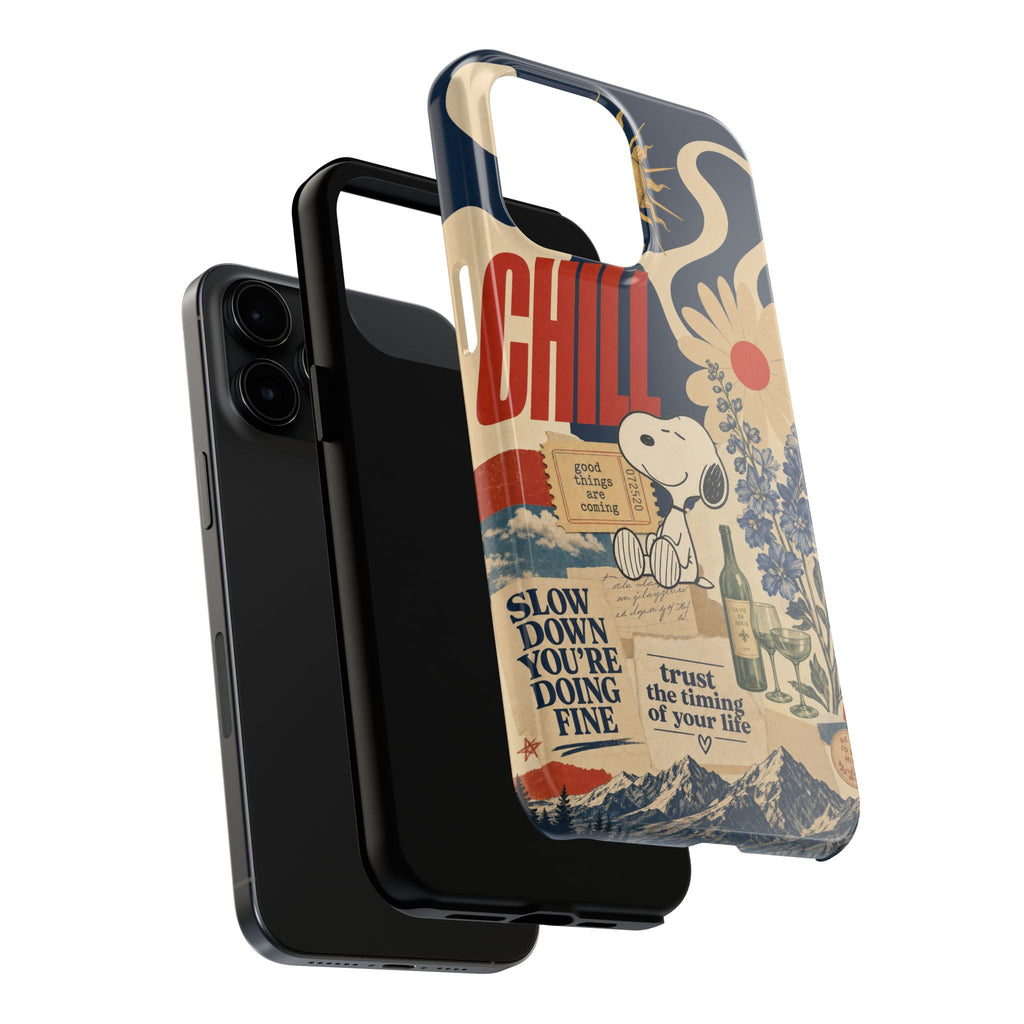 Snoopy Chill Collage Case