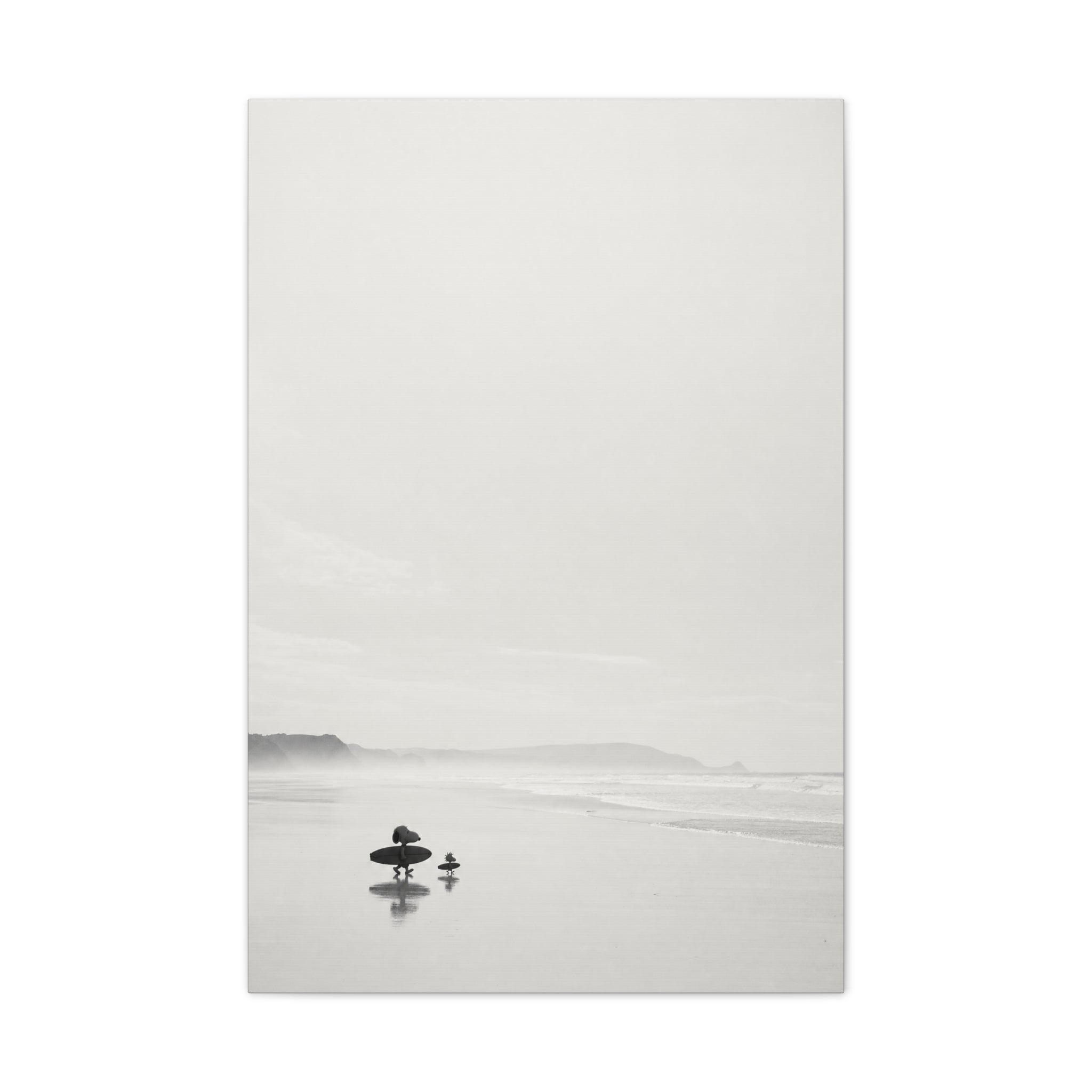 Surfer Silhouette Canvas