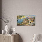 Mediterranean Seaside Canvas
