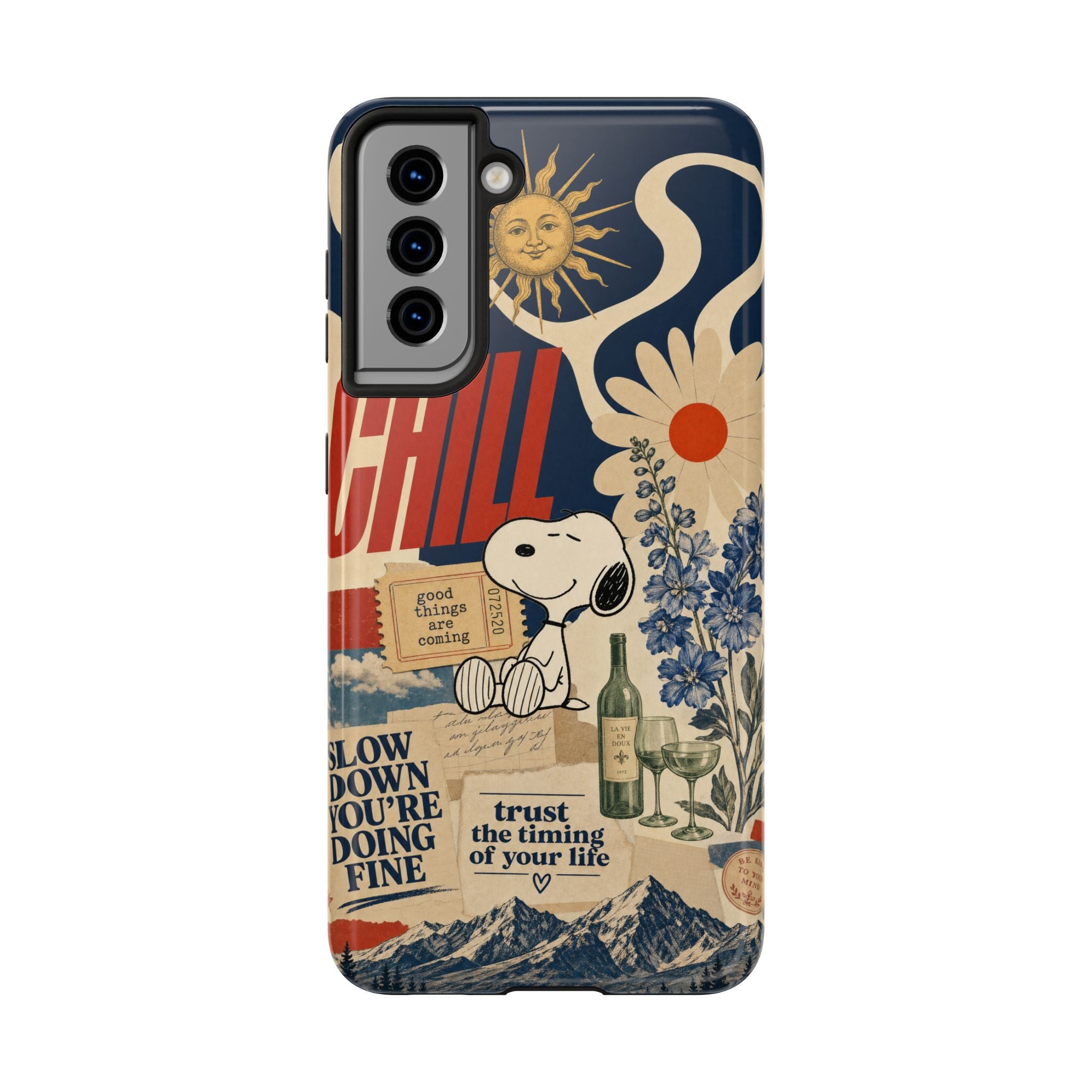 Snoopy Chill Collage Case