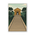 Temple Staircase Canvas