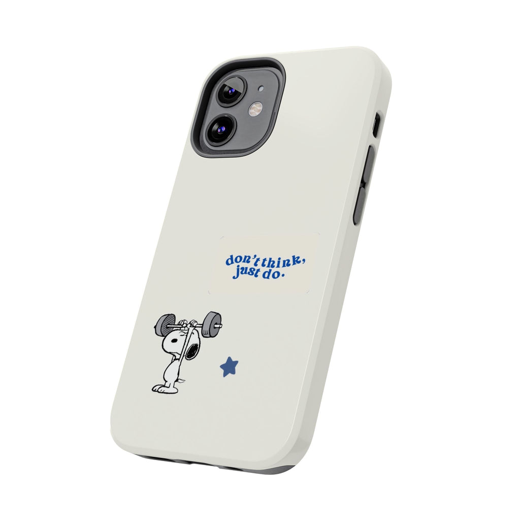 Snoopy Weightlifting Phone Case