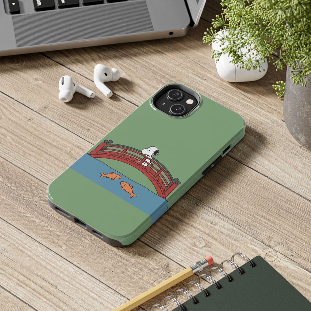 Koi Bridge Phone Case