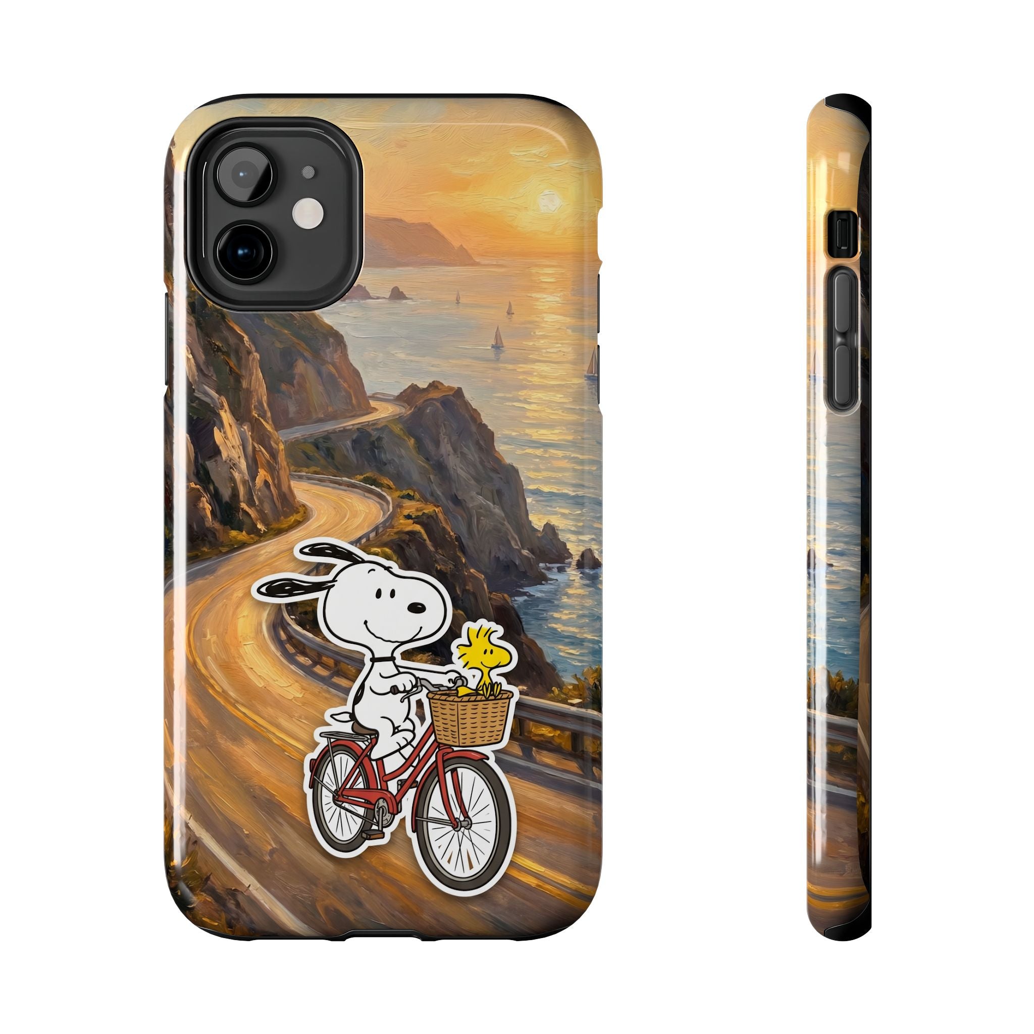 Snoopy Woodstock Bicycle Phone Case
