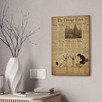 Peanuts Vintage Newspaper Canvas