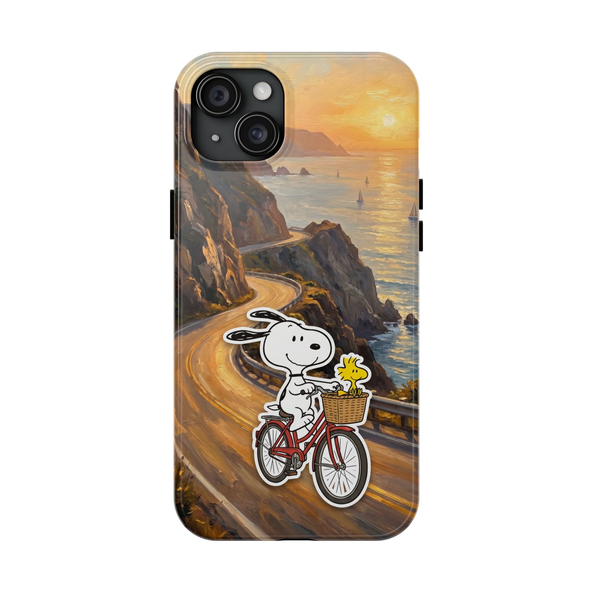 Snoopy Woodstock Bicycle Phone Case