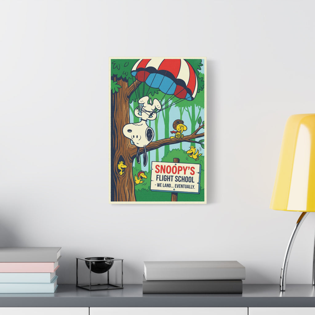 Snoopy Parachute Canvas
