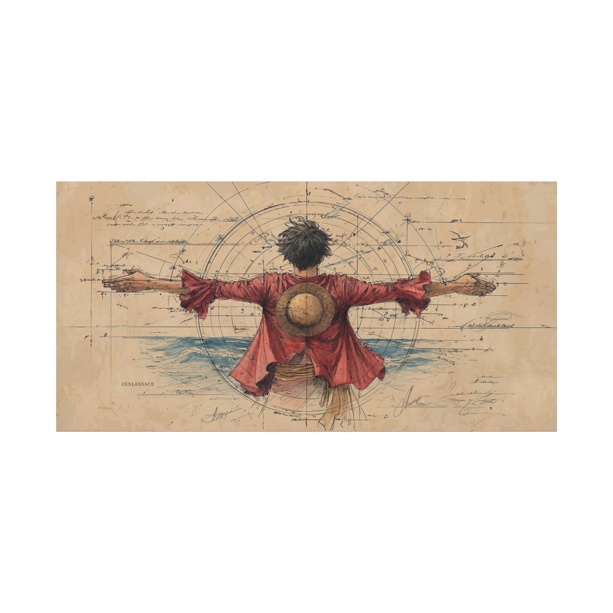 Straw Hat Pirate Canvas