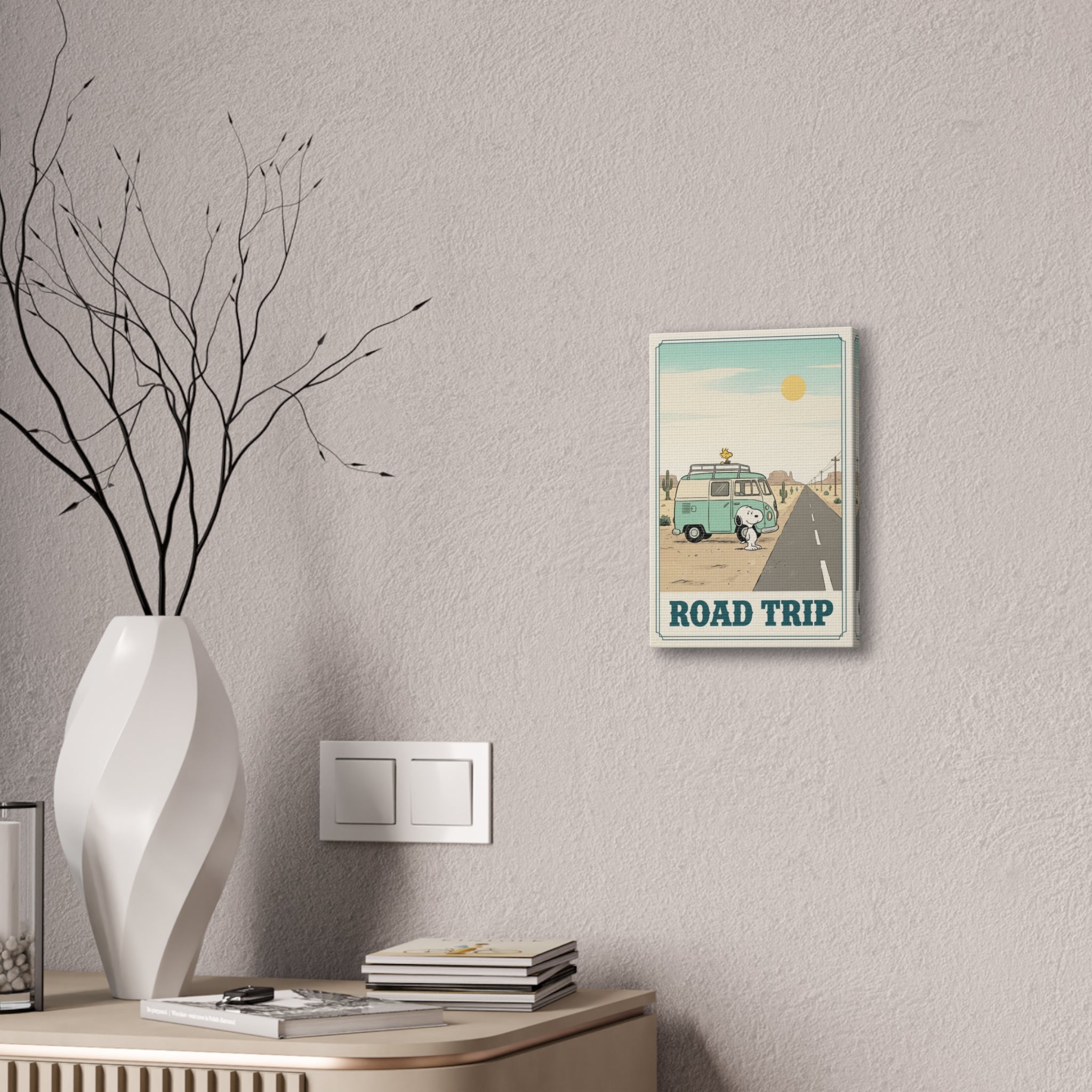 Snoopy Road Trip Canvas
