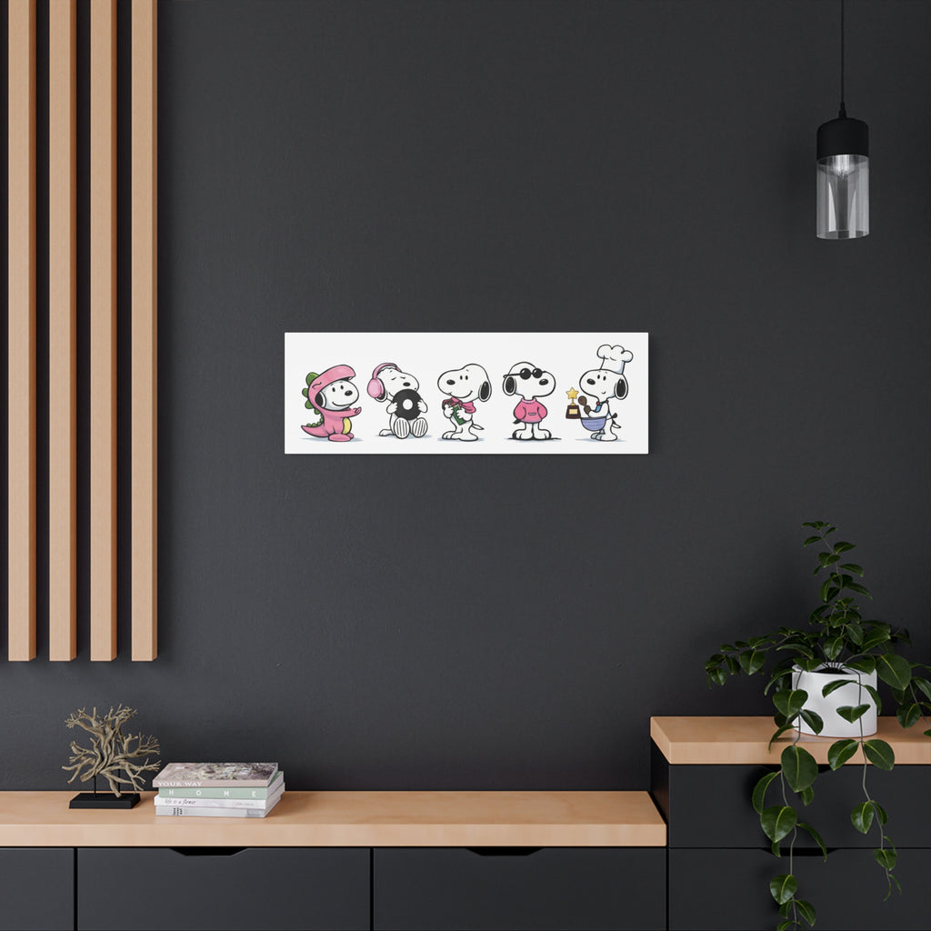 Snoopy Lineup Canvas