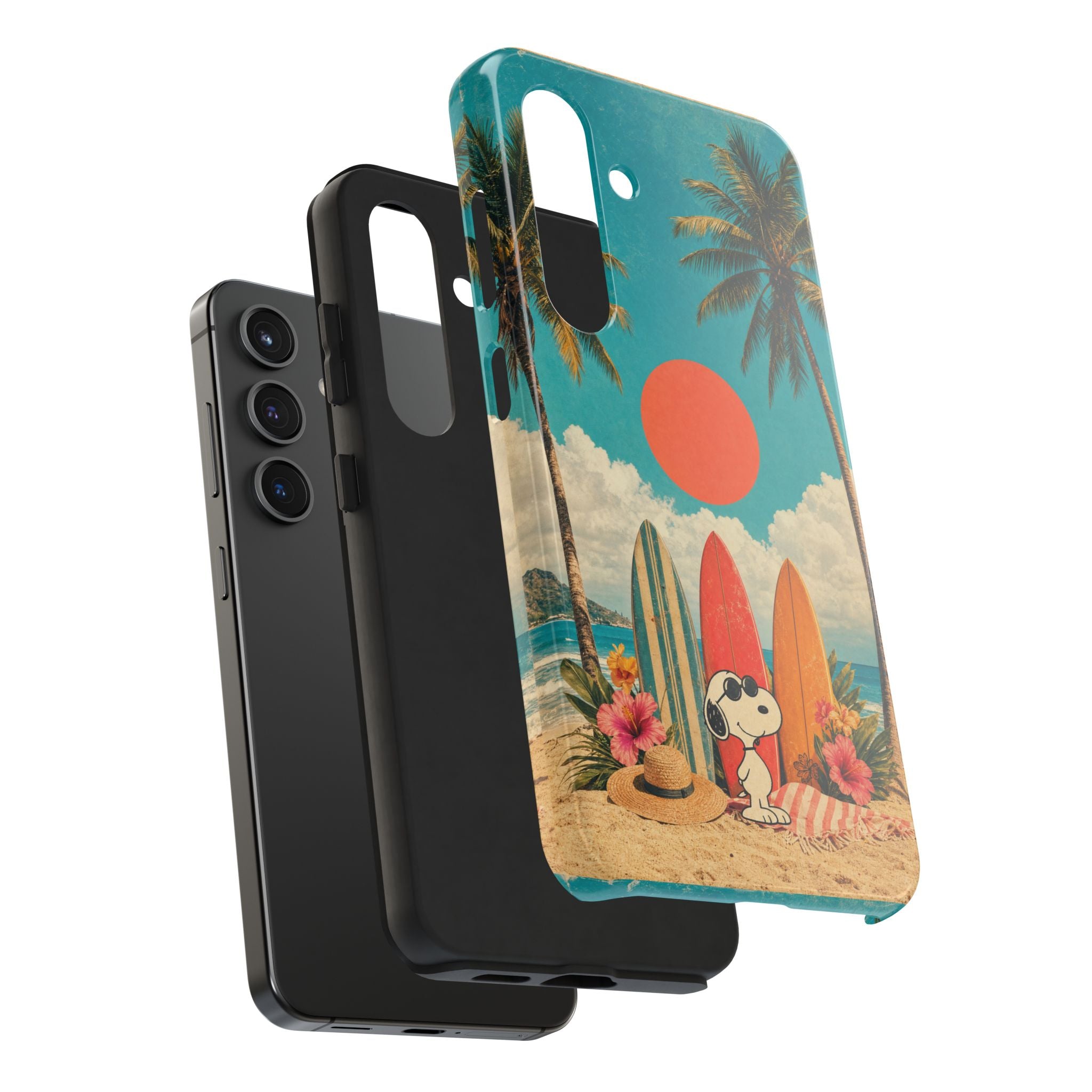Retro Beach Sun Case