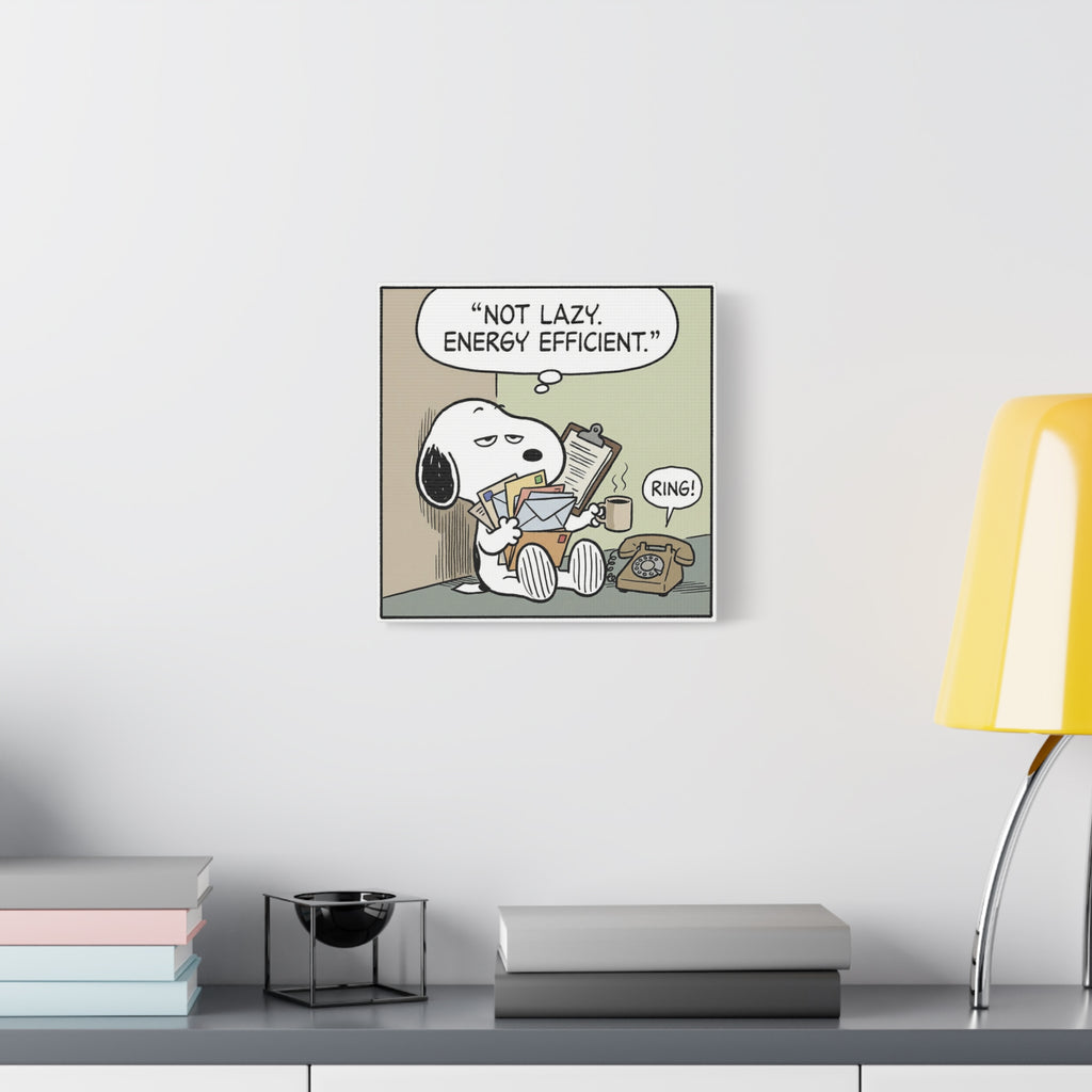 Energy Efficient Snoopy Canvas
