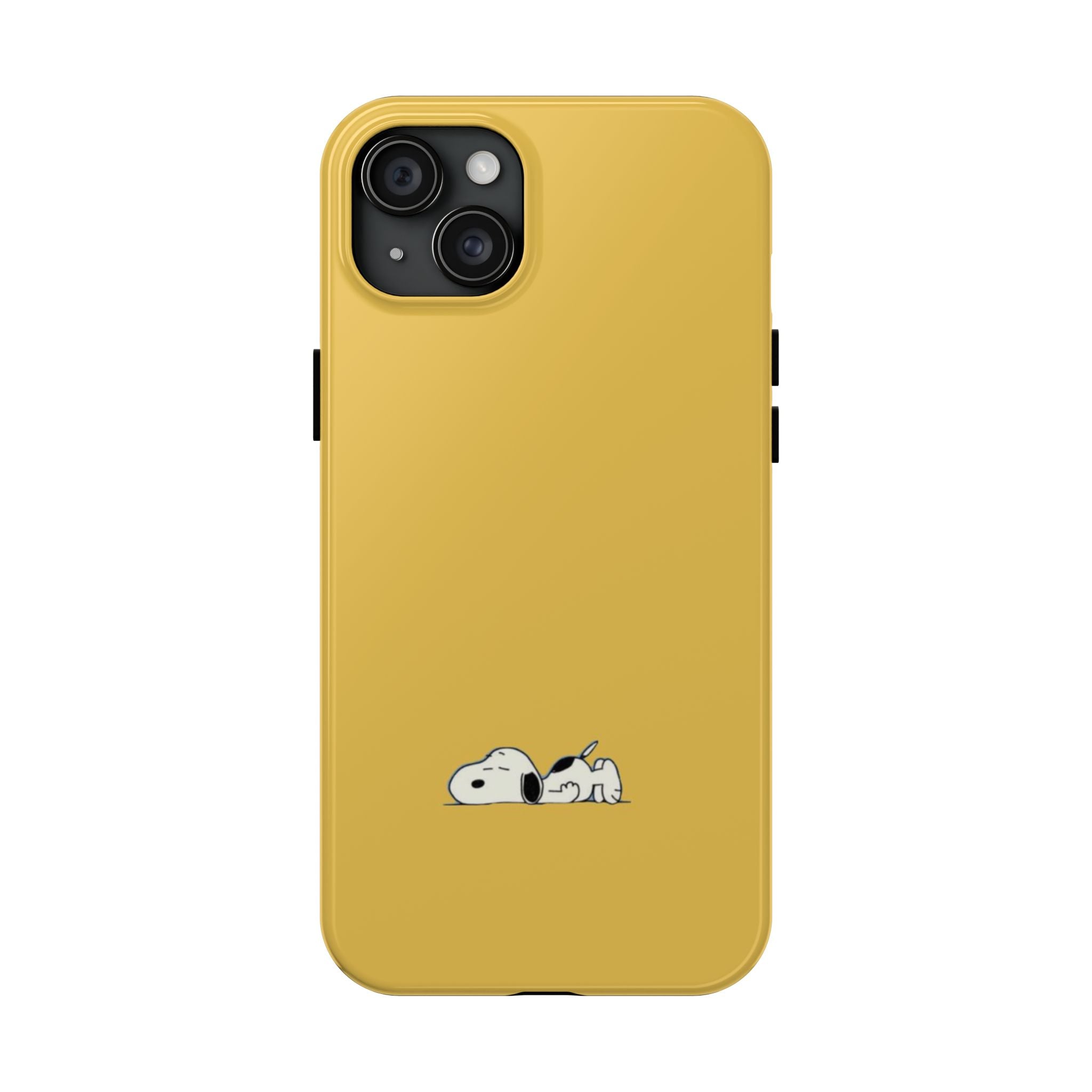 Sleeping Snoopy Yellow Phone Case