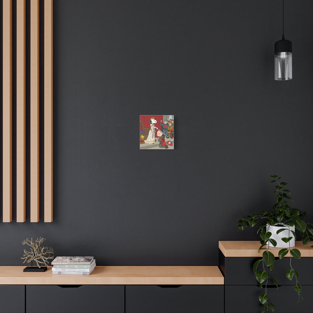 Snoopy Knight Canvas