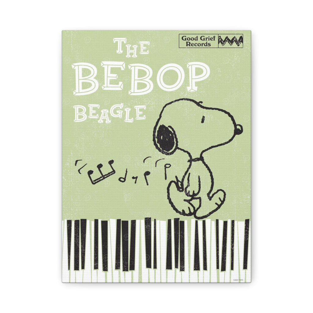 Bebop Beagle Piano Canvas