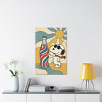 Retro Snoopy Soda Bottle Canvas