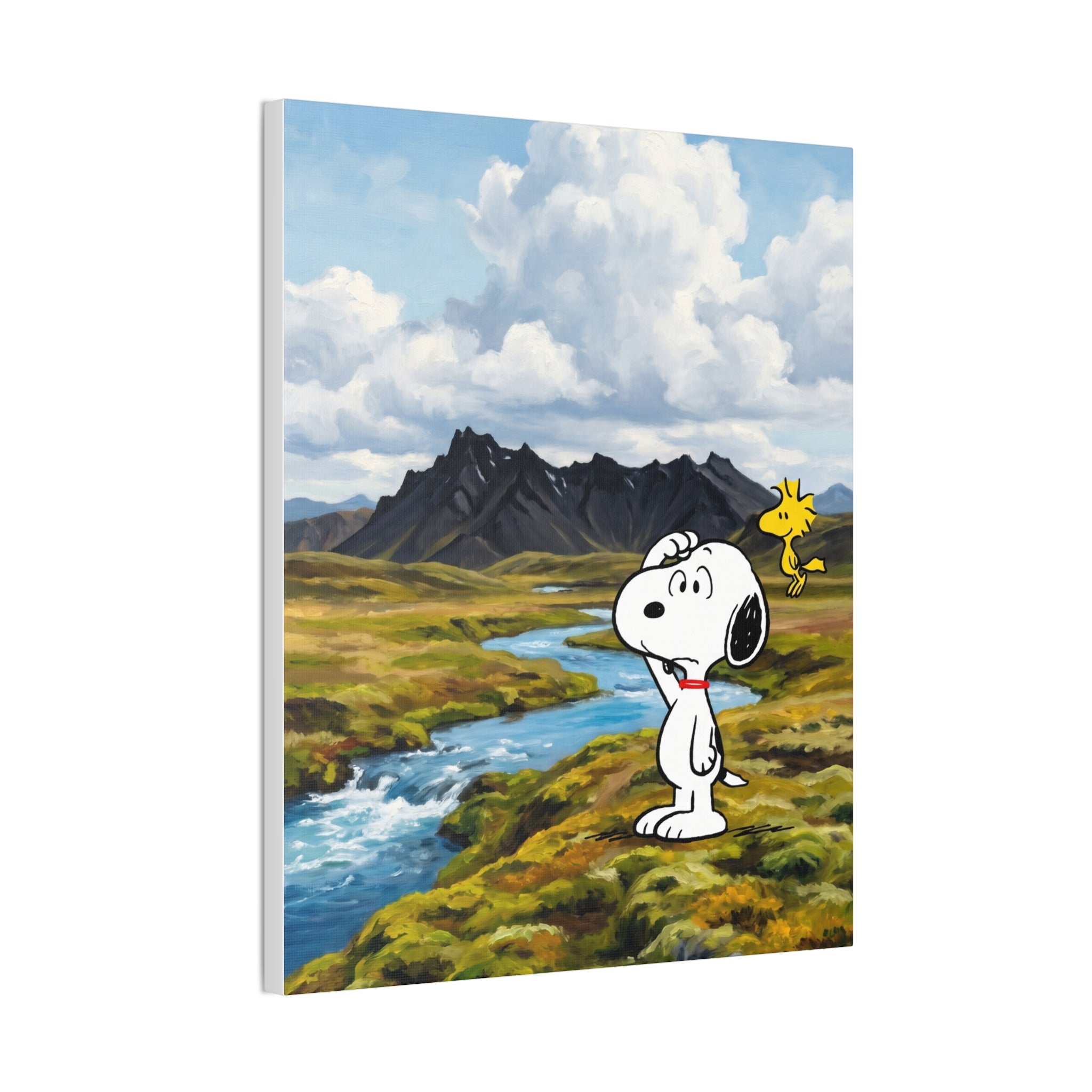 Snoopy Woodstock Landscape Canvas
