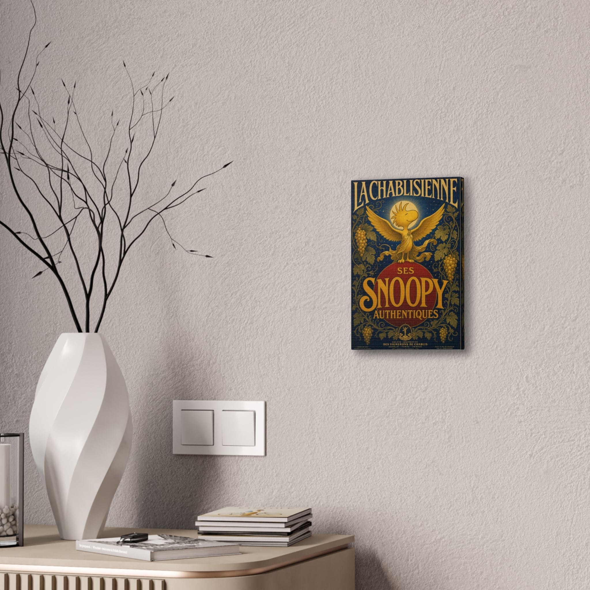 Snoopy Vintage Poster Canvas