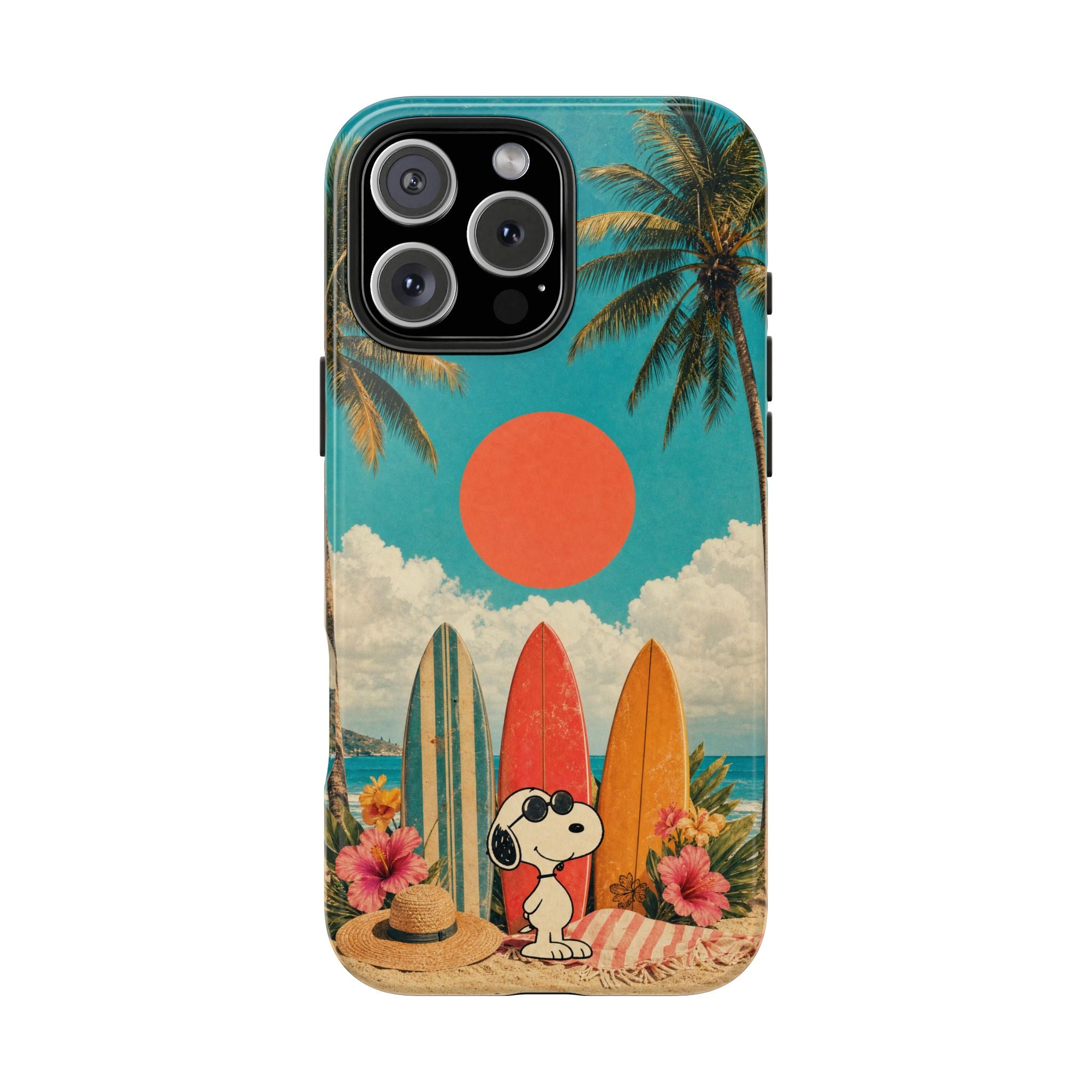 Retro Beach Sun Case
