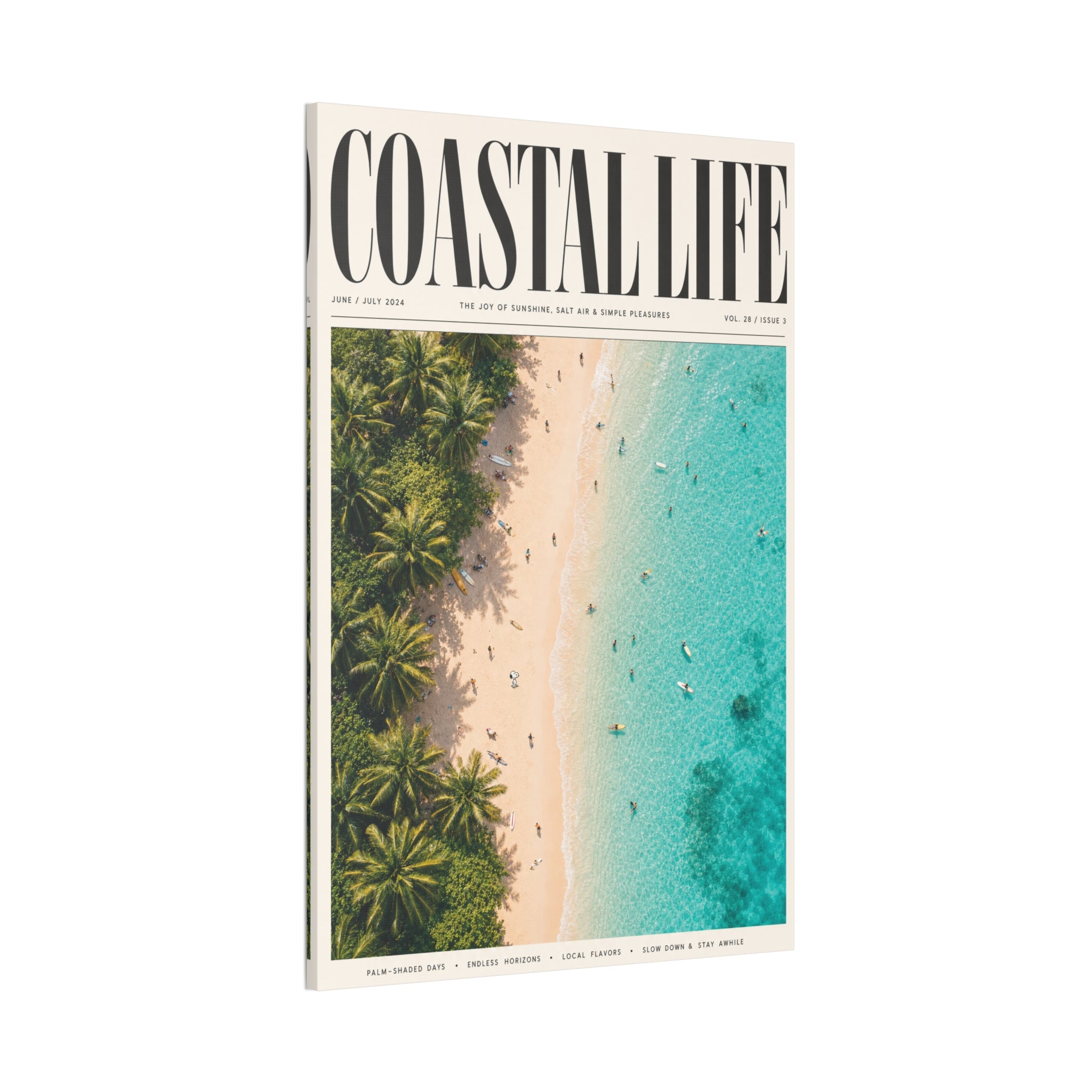 Coastal Life Beach Canvas