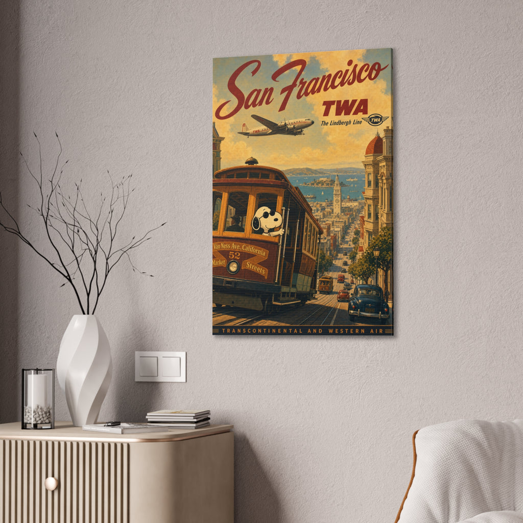 San Francisco Cable Canvas
