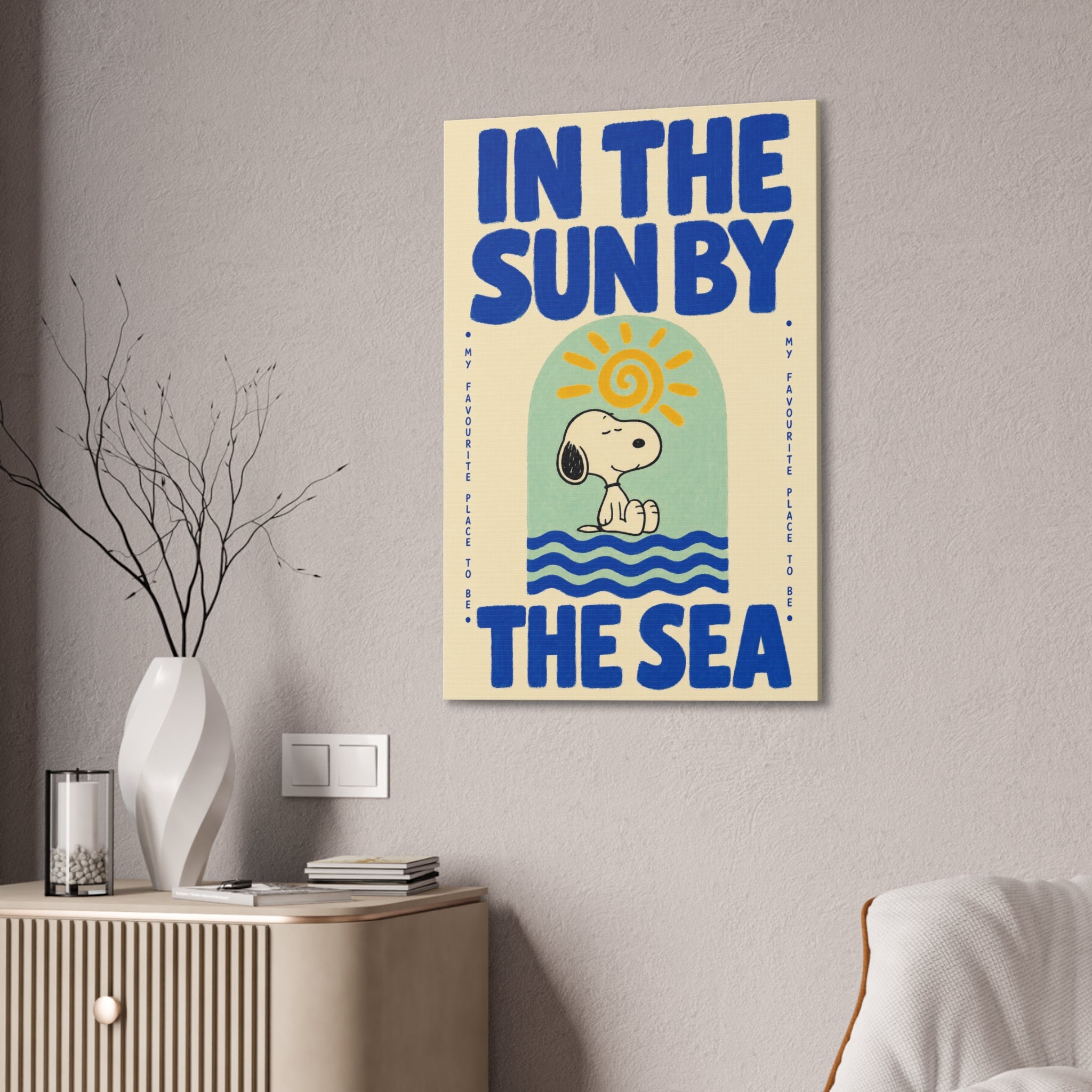 Sun By The Sea Canvas